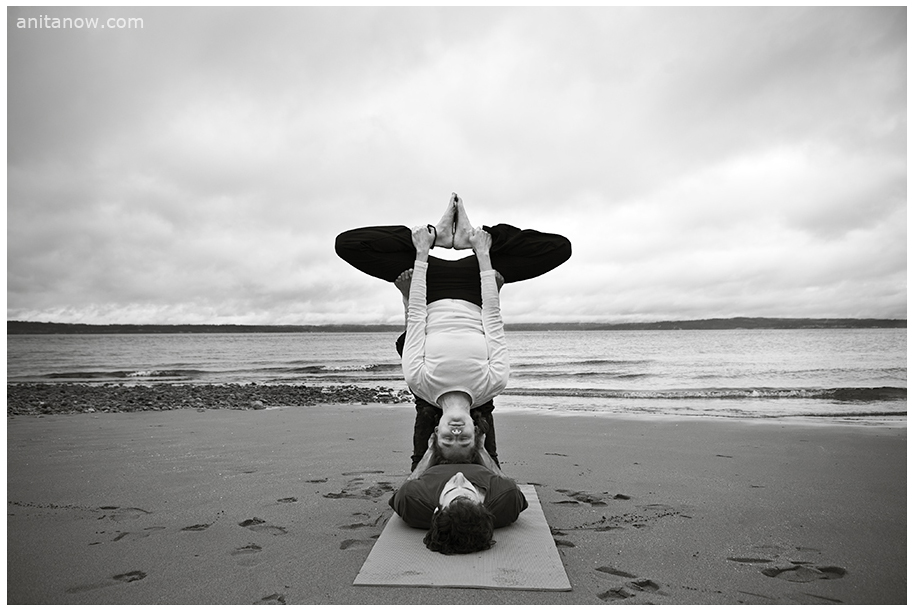 Under The Northwest Light. Acro – Yoga Practice. Anita Nowacka Photography, Seattle, WA