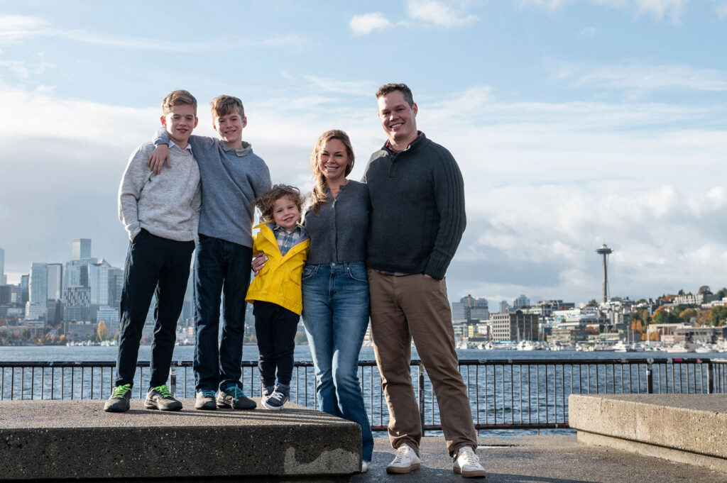 Family Photography at Gasworks Park, Seattle