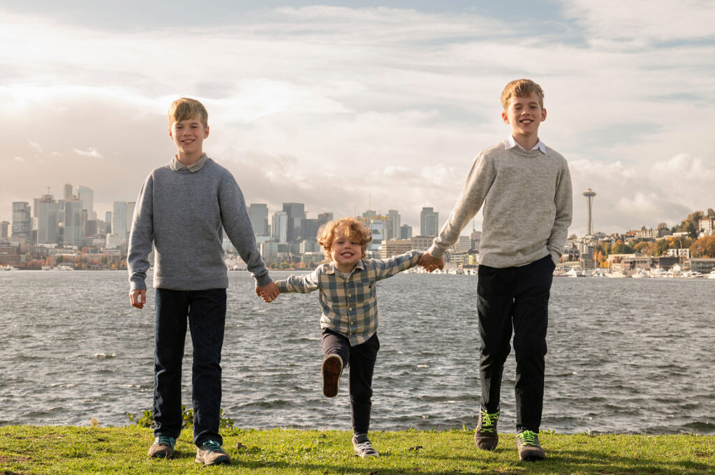 Family Photography at Gasworks Park, Seattle