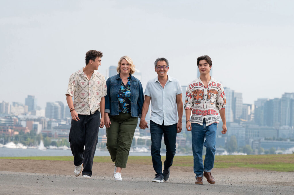 Family Photography at Gasworks Park, Seattle